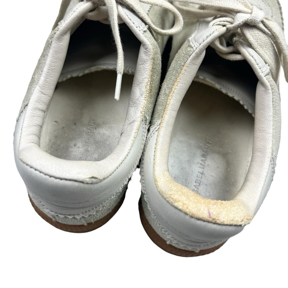 ISABEL MARANT- Bryce Suede and Leather Sneakers 40 - Picture 7 of 12